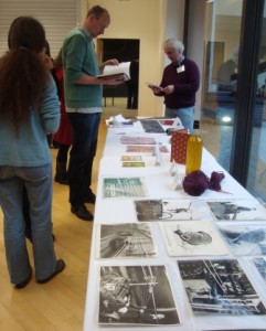 Participants at the 'show and tell' session