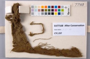 Fragment EA77168 after conservation©University of Glasgow and British Museum