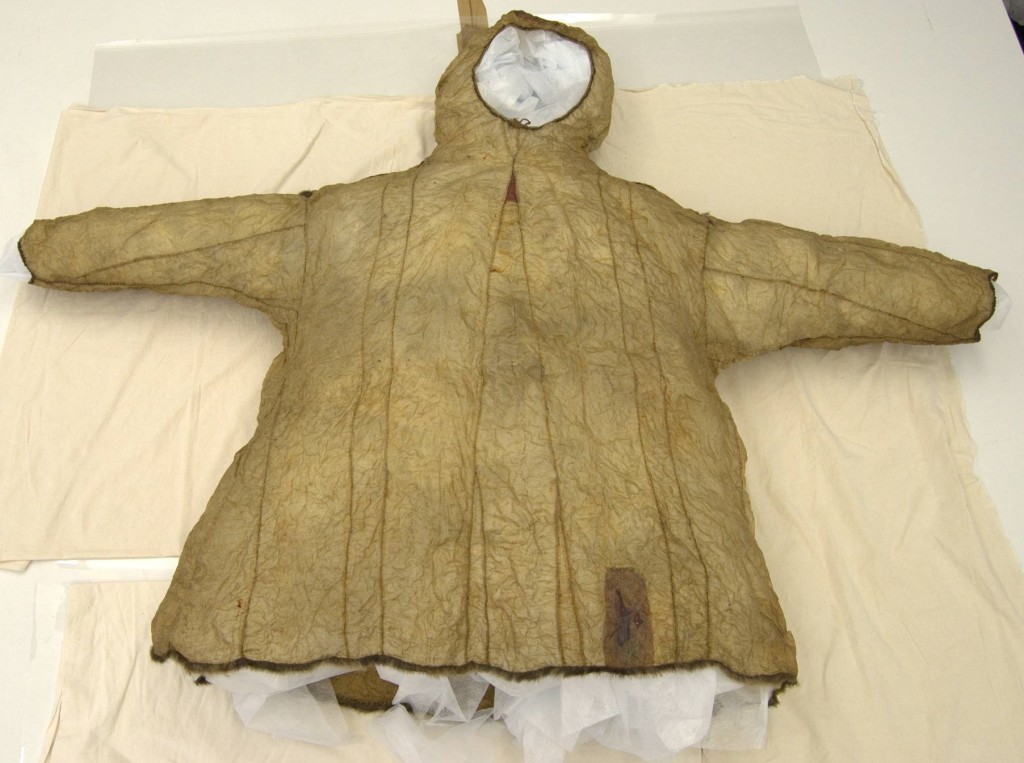 The parka opened out ©CSG CIC Glasgow Museums Collection and University of Glasgow.