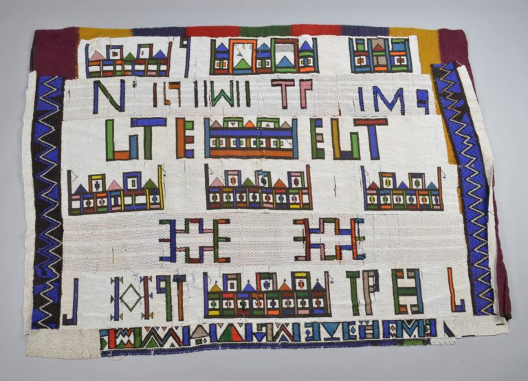 Discovering the history of a blanket Conserving a Ndebele wedding blanket Textile Conservation